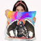 Pop-Art-Angel-Warrior Throw Pillow By Howie Green - All About Vibe