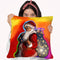 Pop Art Santa Throw Pillow By Howie Green - All About Vibe
