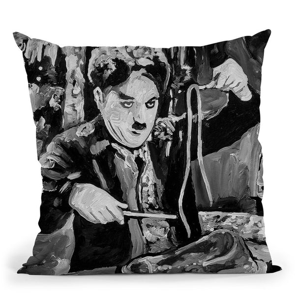 Charlie Chaplin Throw Pillow By Howie Green - All About Vibe