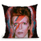 David Bowie Alladin-Sane Throw Pillow By Howie Green - All About Vibe