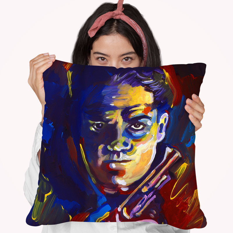 James Cagney Throw Pillow By Howie Green - All About Vibe
