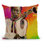Miles Davis Throw Pillow By Howie Green - All About Vibe
