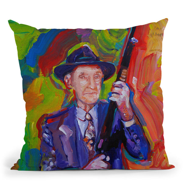 William Burroughs Throw Pillow By Howie Green - All About Vibe