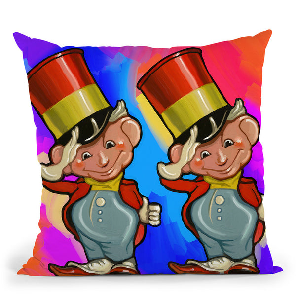 Pop-Art-Elf-Majors Throw Pillow By Howie Green - All About Vibe