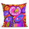 Pop-Art-Flowers-317 Throw Pillow By Howie Green - All About Vibe
