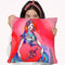Pop-Art-Heart-Valentine-Lady Throw Pillow By Howie Green - All About Vibe