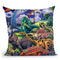 Dinosaur Friends Throw Pillow By Jenny Newland - All About Vibe