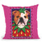Bulldog Strawberry Throw Pillow By Tomoyo Pitcher - All About Vibe
