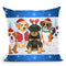 Christmas Pups Throw Pillow By Tomoyo Pitcher - All About Vibe