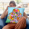 Flowers Poodle Throw Pillow By Tomoyo Pitcher - All About Vibe