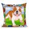 Sports Bulldog Throw Pillow By Tomoyo Pitcher - All About Vibe