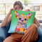 Flowers Chihuahua Throw Pillow By Tomoyo Pitcher - All About Vibe