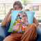 Flowers Cocker Spaniel Throw Pillow By Tomoyo Pitcher - All About Vibe