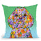 Flowers Maltese Throw Pillow By Tomoyo Pitcher - All About Vibe