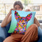 Flowers Minpin Throw Pillow By Tomoyo Pitcher - All About Vibe