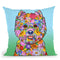 Flowers Westie Throw Pillow By Tomoyo Pitcher - All About Vibe