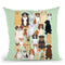 Dog Pattern 1 Throw Pillow By Tomoyo Pitcher - All About Vibe