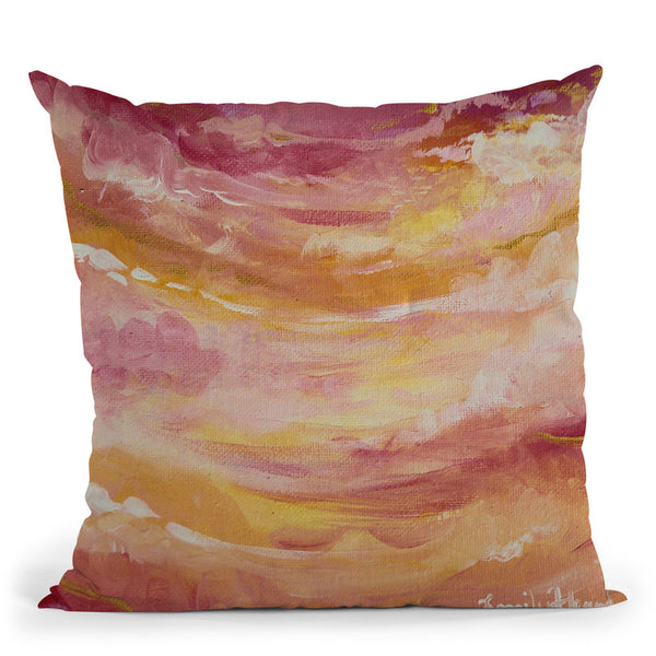 Sun Drenched Throw Pillow By Emily Heard - All About Vibe