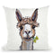 Alpaca Lycoming Throw Pillow By Hippie Hound Studios - All About Vibe
