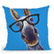 Donkey Snickers Glasses Throw Pillow By Hippie Hound Studios - All About Vibe