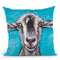 Goat Gizmo Throw Pillow By Hippie Hound Studios - All About Vibe