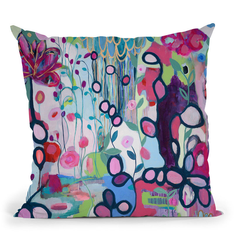 In The Flow Throw Pillow By Carrie Schmitt - All About Vibe