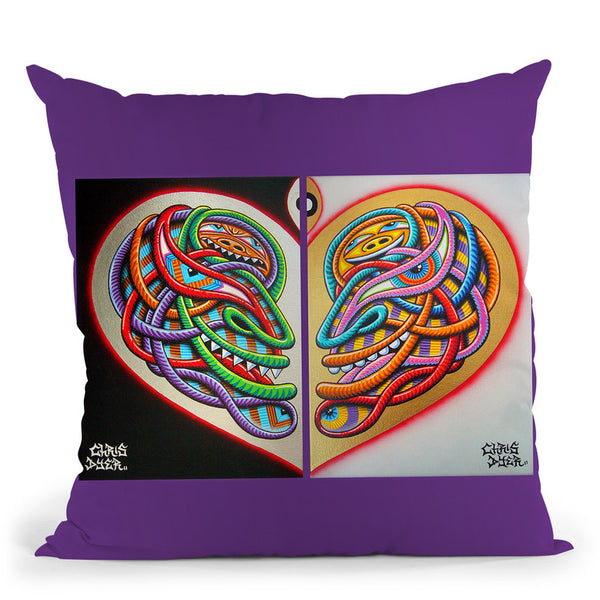 Heart Intelligence Throw Pillow By Chris Dyer - All About Vibe