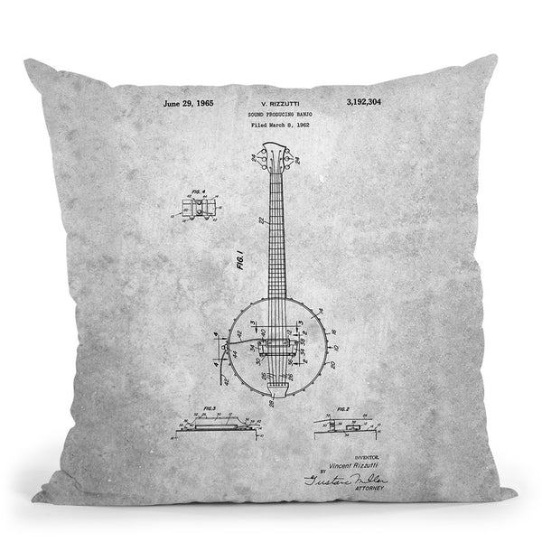 Banjo A Throw Pillow By Cole Borders - All About Vibe