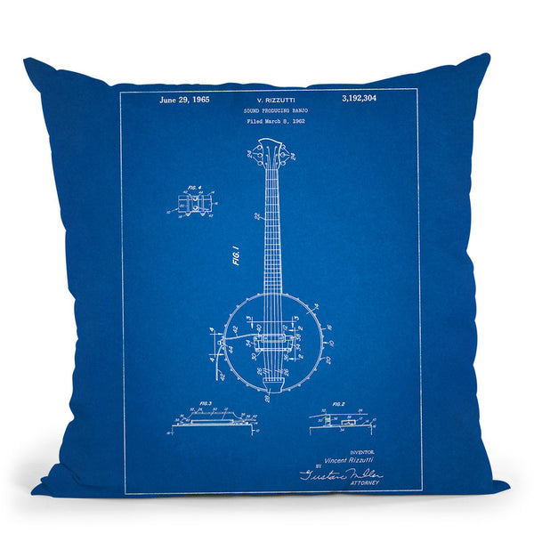 Banjo B Throw Pillow By Cole Borders - All About Vibe