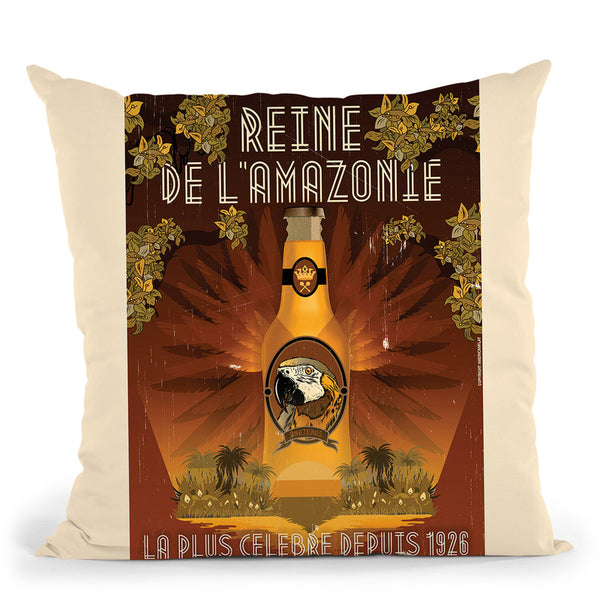 Reine De LÕAmazonie Throw Pillow By American Flat - All About Vibe
