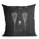 Lacrosse Stick Throw Pillow By Cole Borders - All About Vibe