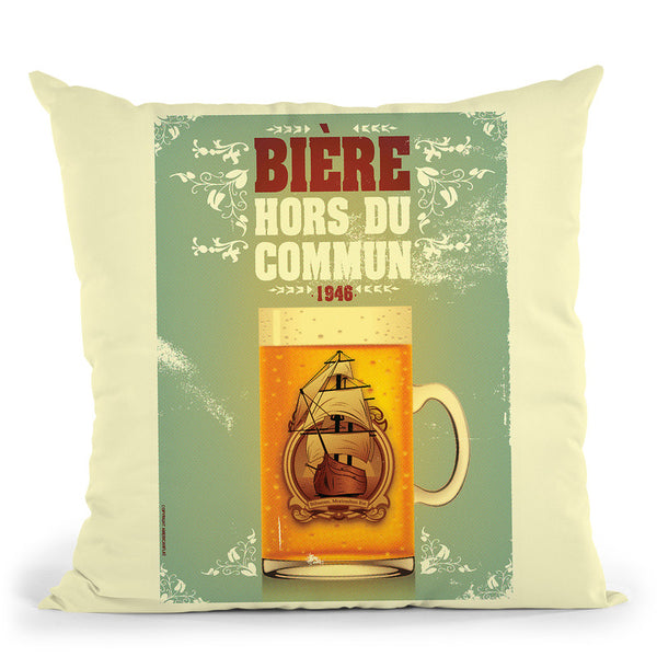BiŽre Throw Pillow By American Flat - All About Vibe