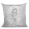 Ipod Blue Print Throw Pillow By Cole Borders - All About Vibe