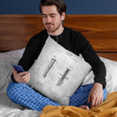Corkscrew Blueprint Throw Pillow By Cole Borders - All About Vibe
