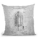 Recording Machine Blueprint Throw Pillow By Cole Borders - All About Vibe