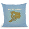Upside Down Canada Throw Pillow By American Flat - All About Vibe