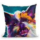 Brussels Griffon - Spicey Throw Pillow By Dawgart - All About Vibe
