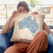 Australia Throw Pillow By American Flat - All About Vibe