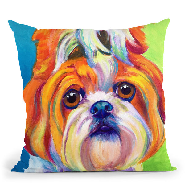 Mochi Throw Pillow By Dawgart - All About Vibe