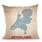 Netherlands Throw Pillow By American Flat - All About Vibe