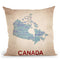Canada Throw Pillow By American Flat - All About Vibe