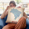 Brazil Throw Pillow By American Flat - All About Vibe