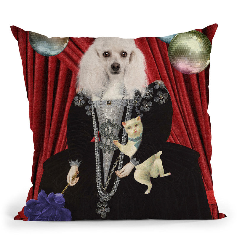 Jezebel Throw Pillow By Elo Marc - All About Vibe