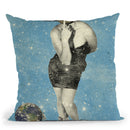 Spacin' Out Throw Pillow By Elo Marc - All About Vibe