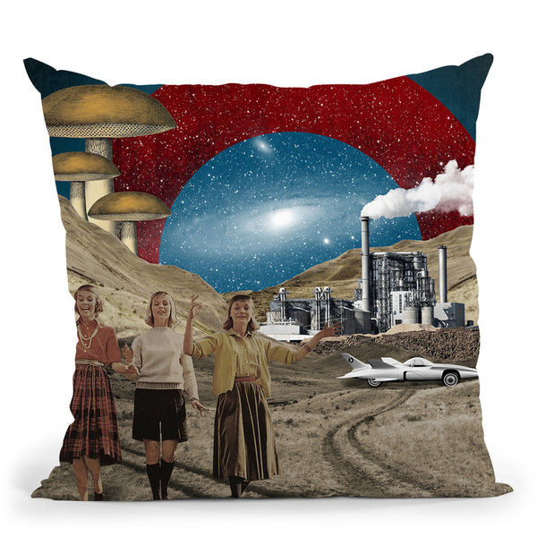 Uncertain Future Throw Pillow By Elo Marc - All About Vibe