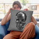 Skull Chanel Throw Pillow By Alexandre Venancio