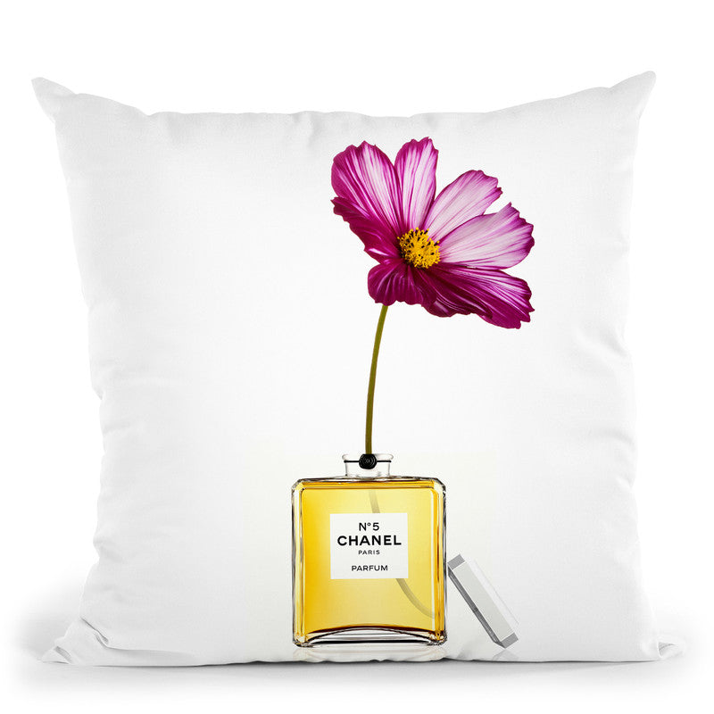 Fashion Perfume Flower Throw Pillow By Alexandre Venancio