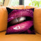 Fashion Magenta Kiss I Throw Pillow By Alexandre Venancio