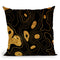 Fashion Golden Pattern Throw Pillow By Alexandre Venancio