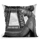 Paris In Black And White Composition Iv Throw Pillow By Alexandre Venancio